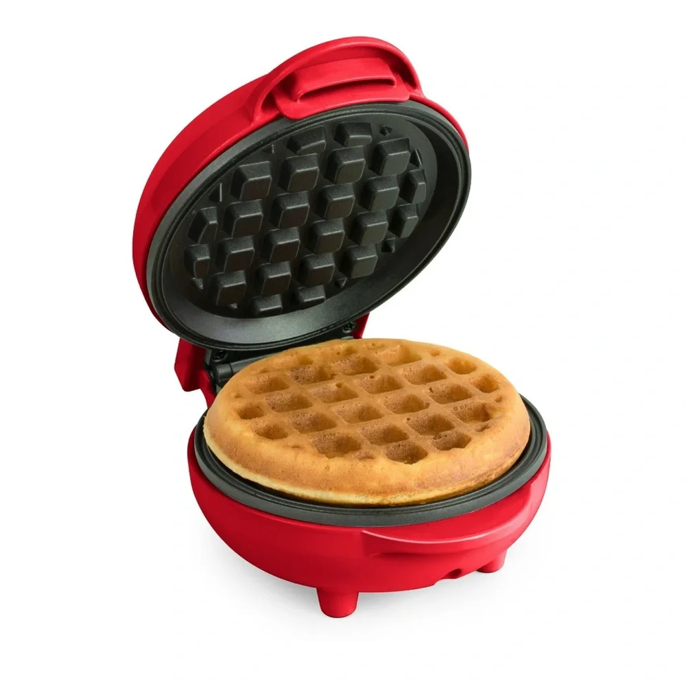Nostalgia MyMini Red Waffle Maker NEW
